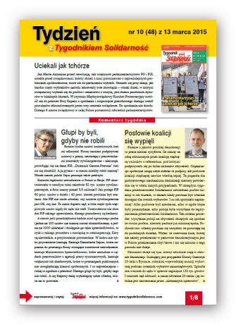 Tydzień z Tygodnikiem Solidarność nr 10