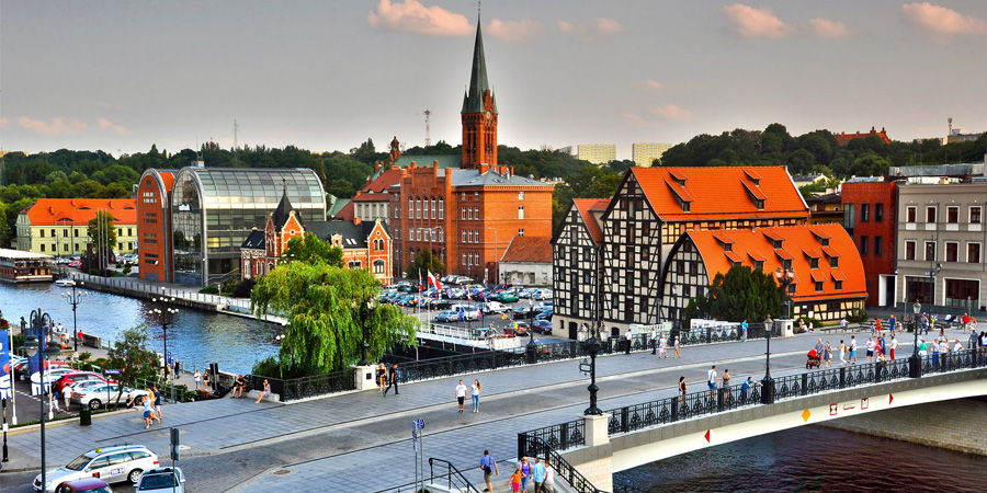 bydgoszcz, zabytki, spichrze, brda